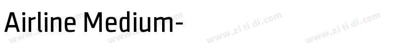 Airline Medium字体转换